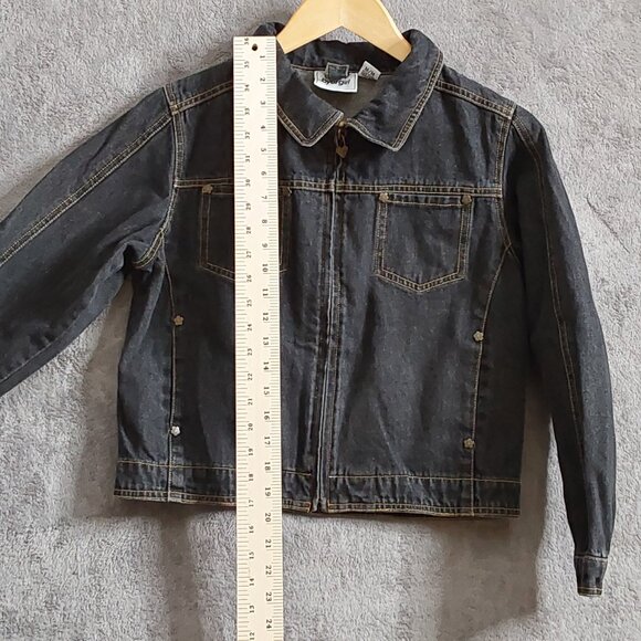 Vintage Byer Girl Blue Jean Jacket Medium 10/12 - Picture 5 of 7